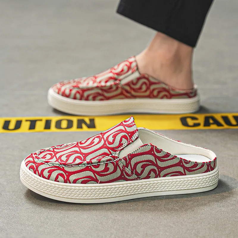 Bull Charm Slip Resistant Wrap toe Slippers Men's-7