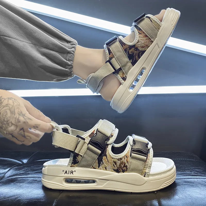 Bull charm Beach Sandals Men-11