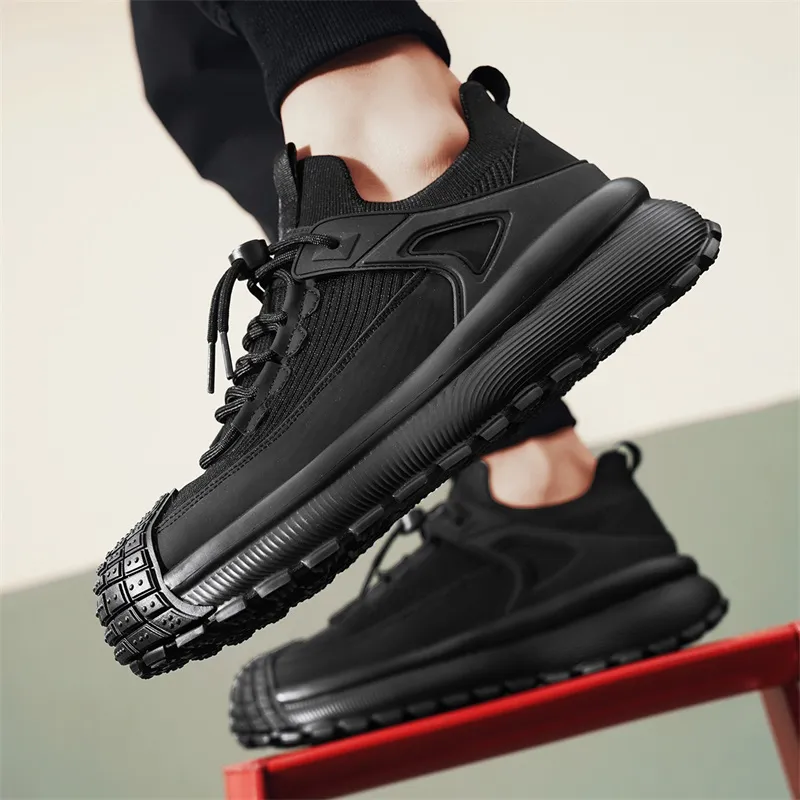 Bull Charm Low Top Casual Shoes Men's Black-3