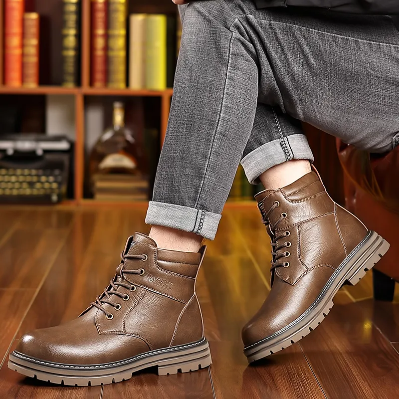 Bull Charm Short Martin Boot Men's-8