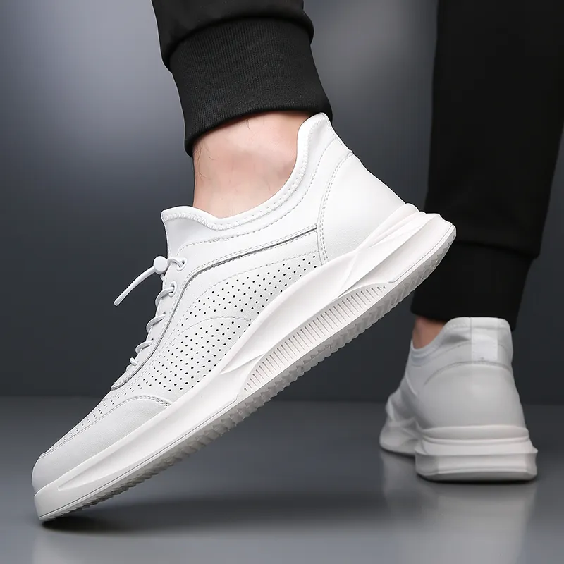 Bull Charm Men's Casual Leather Shoes Men's-9