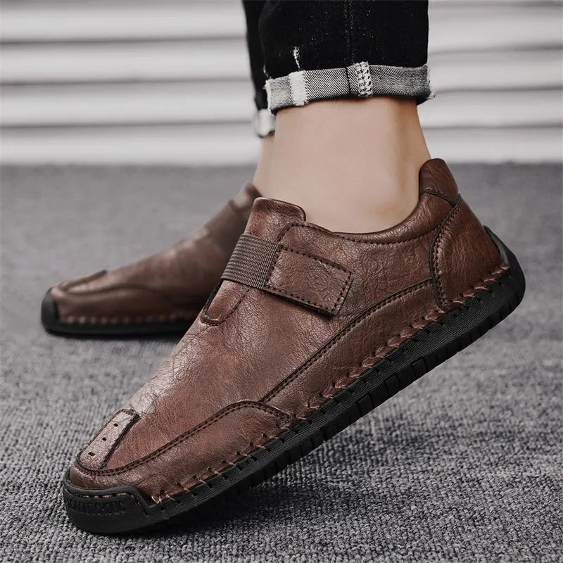 Bull charm Men's Casual Shoes Men Low Top Black/Khaki/Dark Brown-15