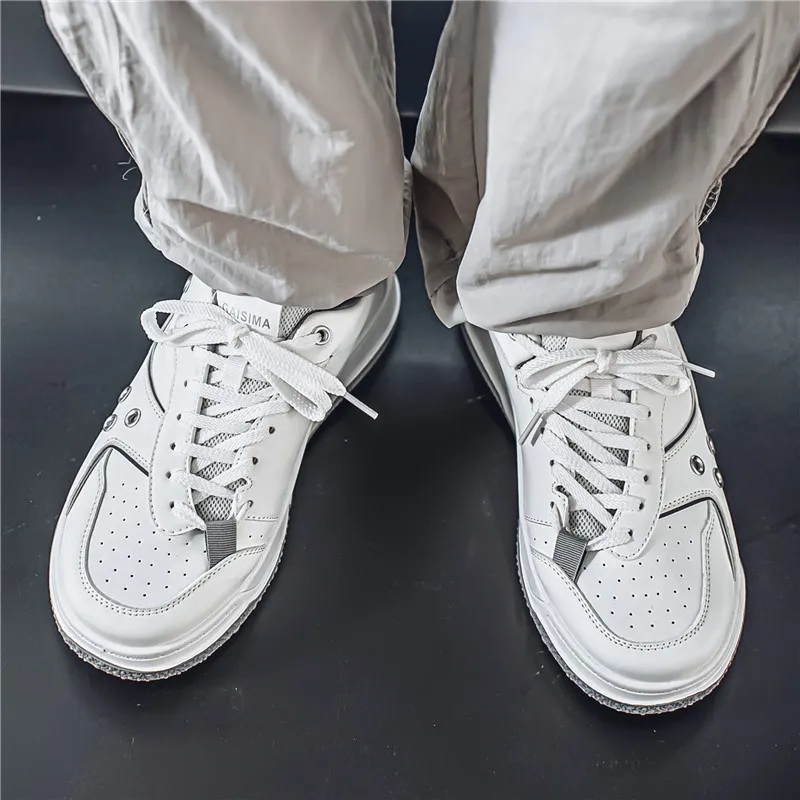 Bull Charm Durable Breathable Low Top Skateboard Shoes Men's-4