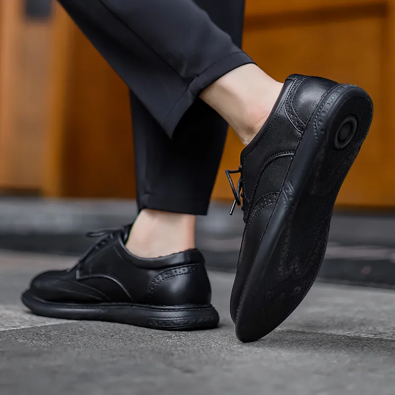 Bull Charm Casual Shoes Men's Black-4