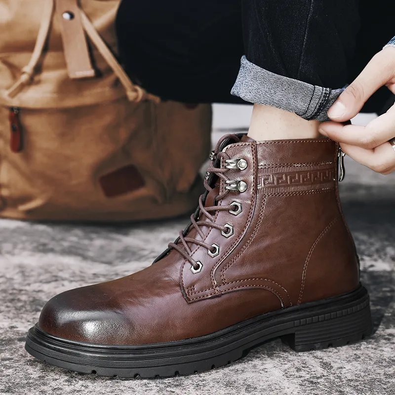 Bull Charm Short Martin Boot Men's-3