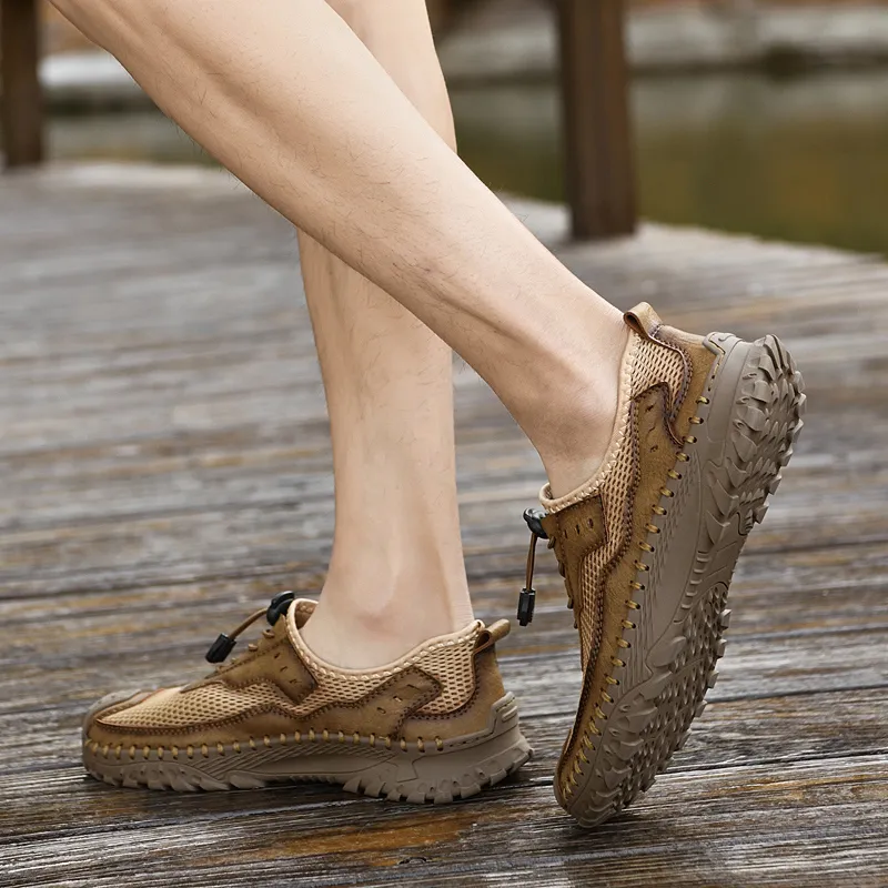 Bull Charm Abrasion-Resistant Casual Shoes Men's-7