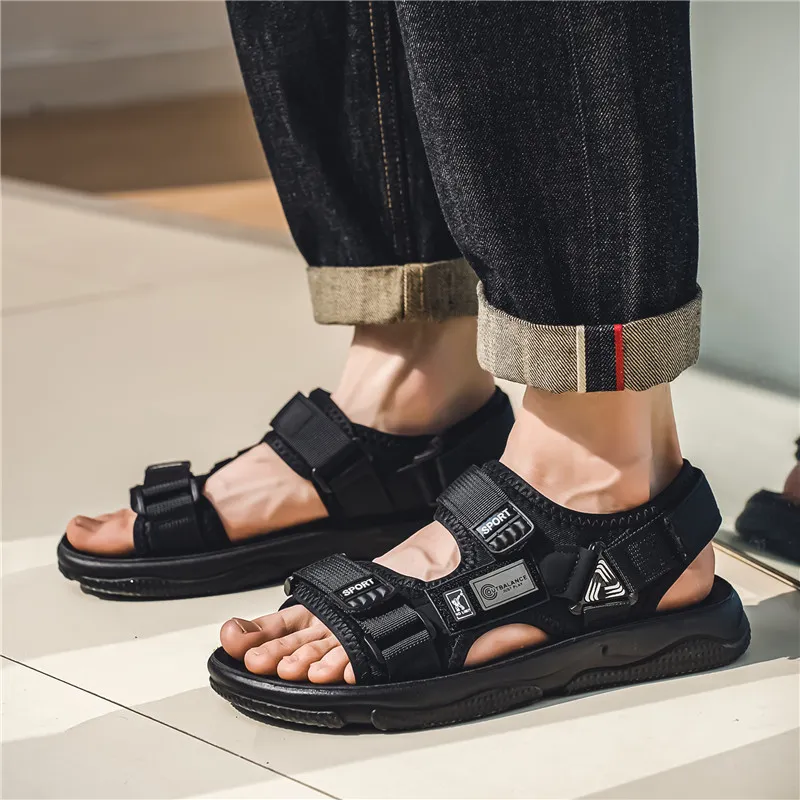 Bull charm Beach Sandals Men-5