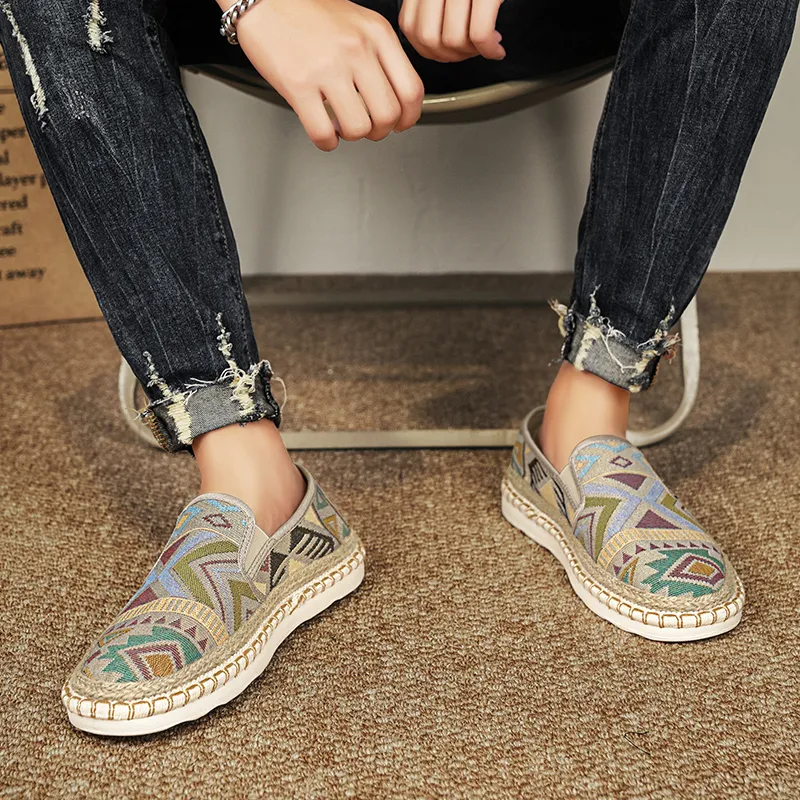 Bull charm Espadrilles Men Brown/Yellow-2