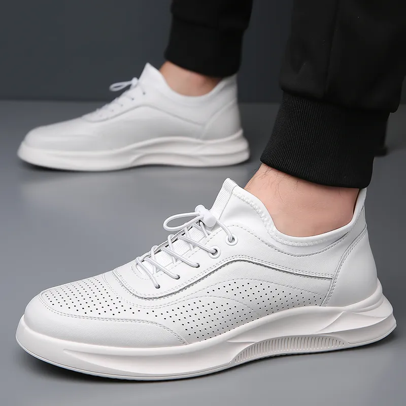 Bull Charm Men's Casual Leather Shoes Men's-6