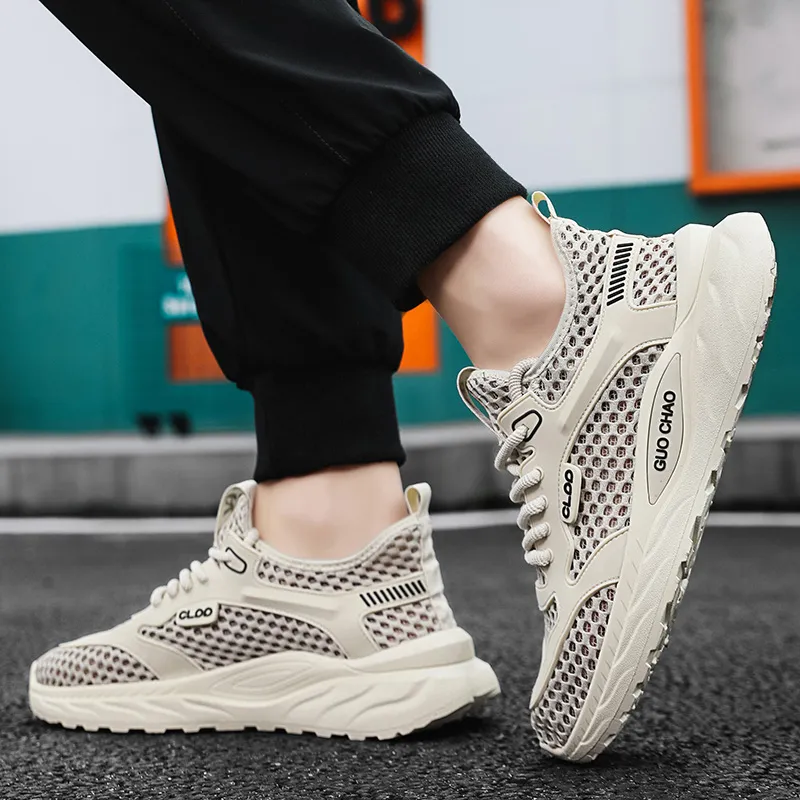 Bull Charm Anti Slip Wear Resistant Low Top Casual Shoes Men's-5