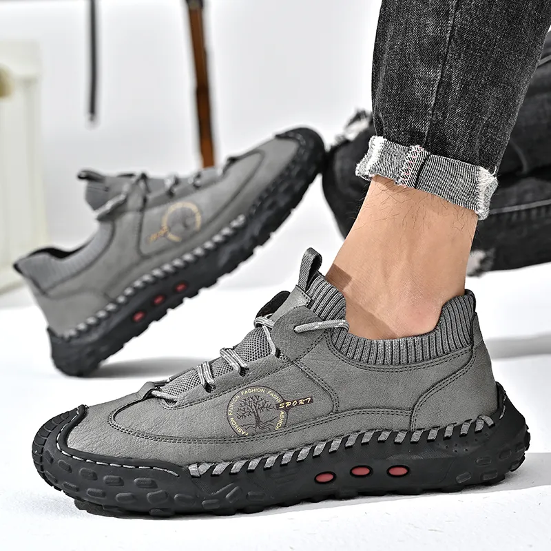 Bull Charm Anti-Slip Wear-Resistant Low-Top Casual Shoes Men's-4