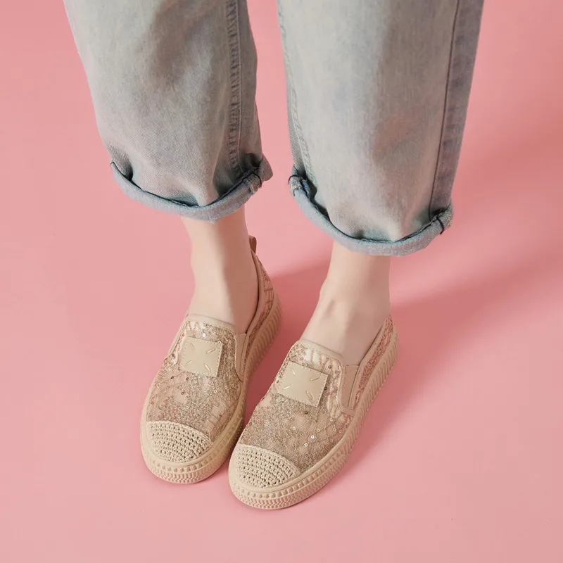 Bull charm Espadrilles Women's Apricot/Black-5