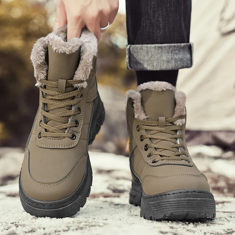 Bull charm Snow Boots Men-6