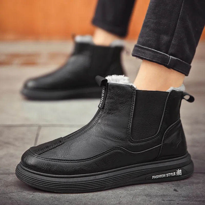 Bull Charm Short Chelsea Boots Men's-2