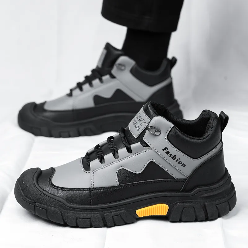 Bull Charm Abrasion Resistant Slip Resistant Short Outdoor Boots Men's-11