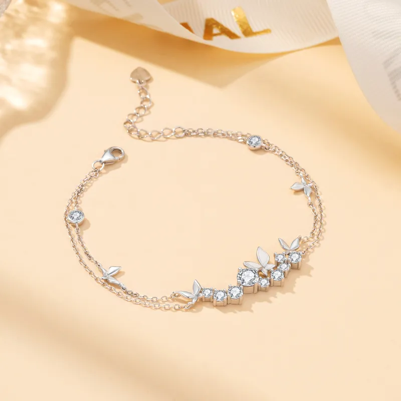 Heart To Heart S925 Silver Bracelets Women's-4