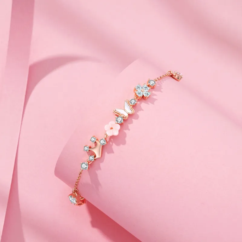 Heart To Heart S925 Silver Bracelets Women's-3