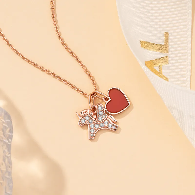 Heart To Heart S925 Silver Necklaces Women's-3