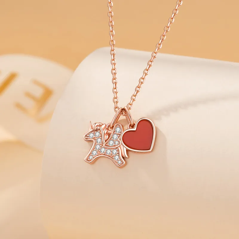 Heart To Heart S925 Silver Necklaces Women's-2