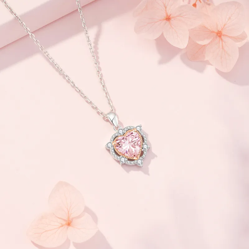 Heart To Heart S925 Silver Necklaces Women's-3