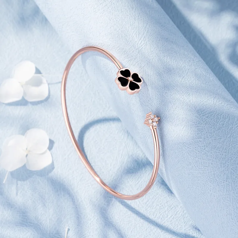 Heart To Heart S925 Silver Bangles Women's-11