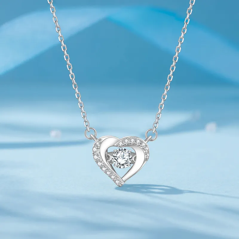 Heart To Heart S925 Silver Necklaces Women's-1