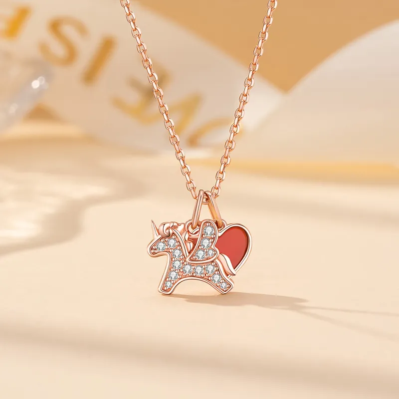 Heart To Heart S925 Silver Necklaces Women's-1