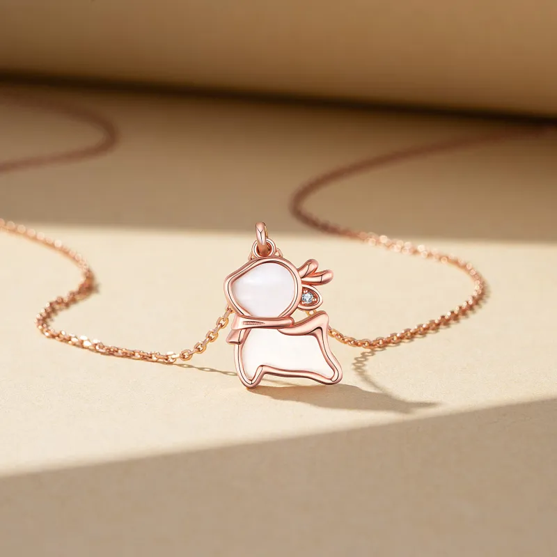 Heart To Heart 925 Silver Diamonds Necklaces Women's-3