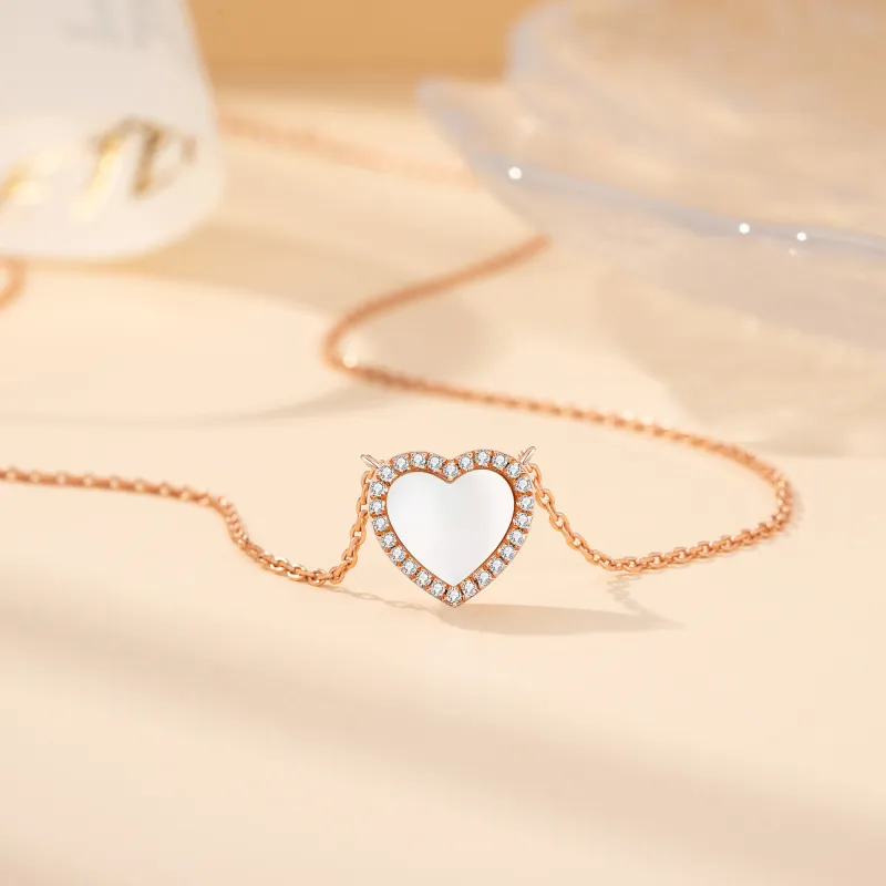 Heart To Heart 925 Sterling Silver Necklaces Women's-1