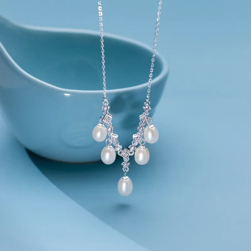 Heart To Heart Freshwater Pearl Necklaces Women's-2
