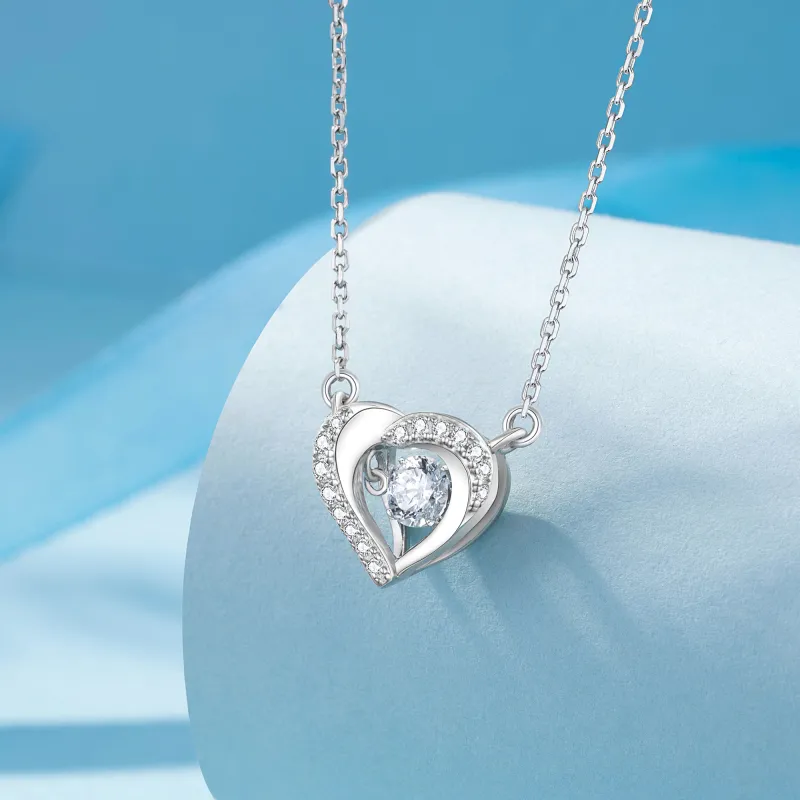 Heart To Heart S925 Silver Necklaces Women's-2