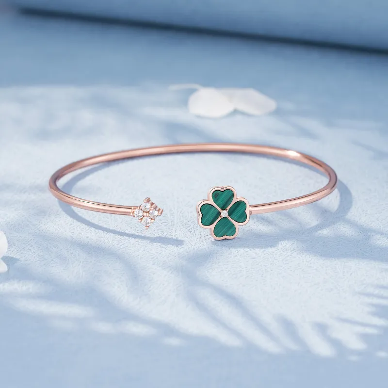 Heart To Heart S925 Silver Bangles Women's-7