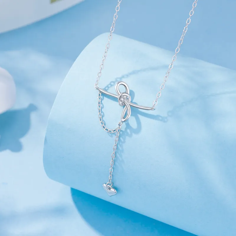 Heart To Heart S925 Silver Necklaces Women's-3