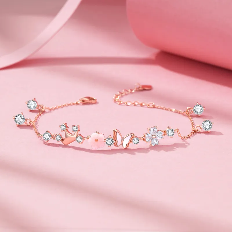 Heart To Heart S925 Silver Bracelets Women's-4