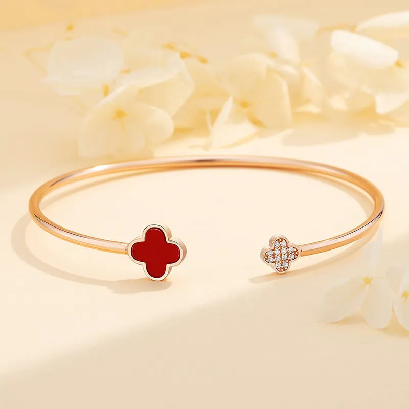 Heart To Heart S925 Silver Bangles Women's-1
