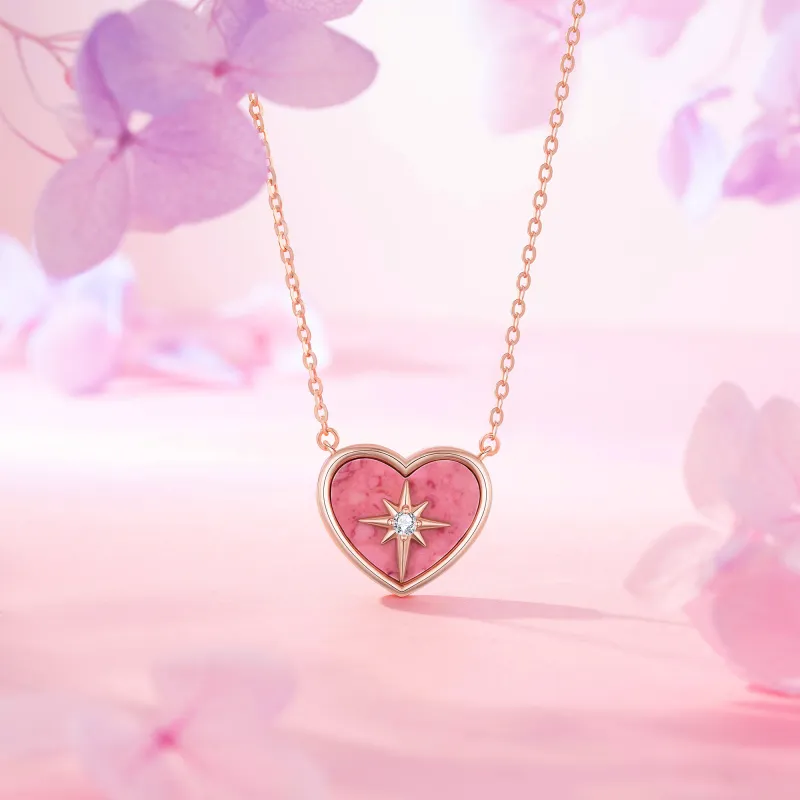 Heart To Heart S925 Silver Necklaces Women's-1