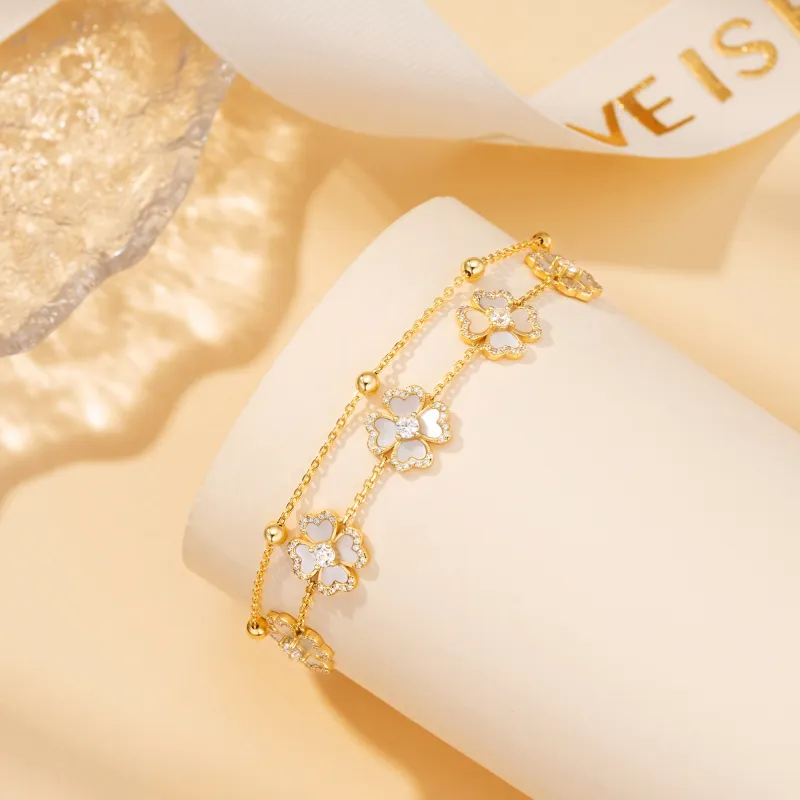 Heart To Heart S925 Silver Bracelets Women's-4