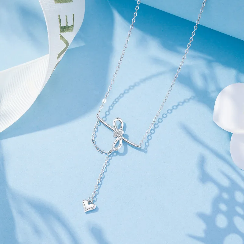 Heart To Heart S925 Silver Necklaces Women's-4