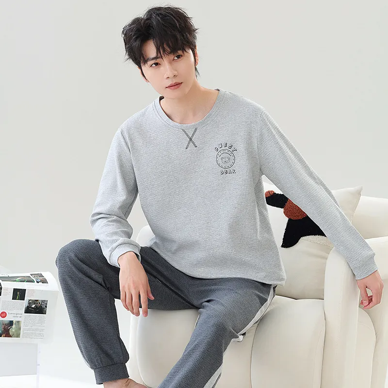 Close fitting Areas Pajama Set Men's-23