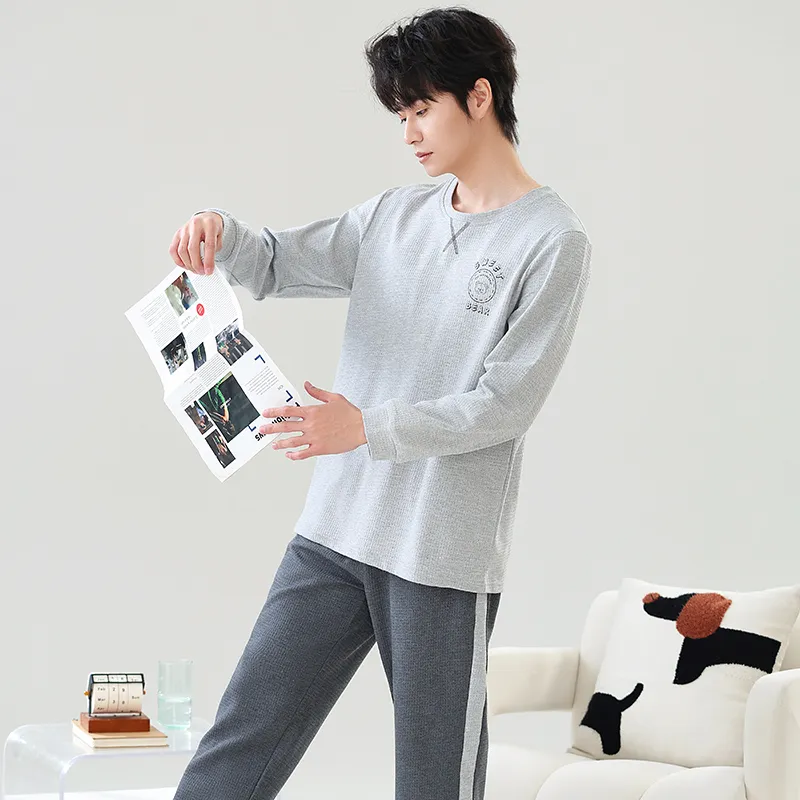 Close fitting Areas Pajama Set Men's-20