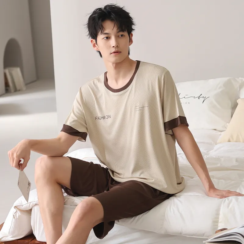 Close fitting Areas Pajama Set Men's-32