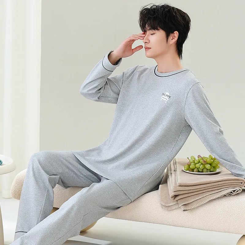 Close fitting Areas Pajama Set Men's-5