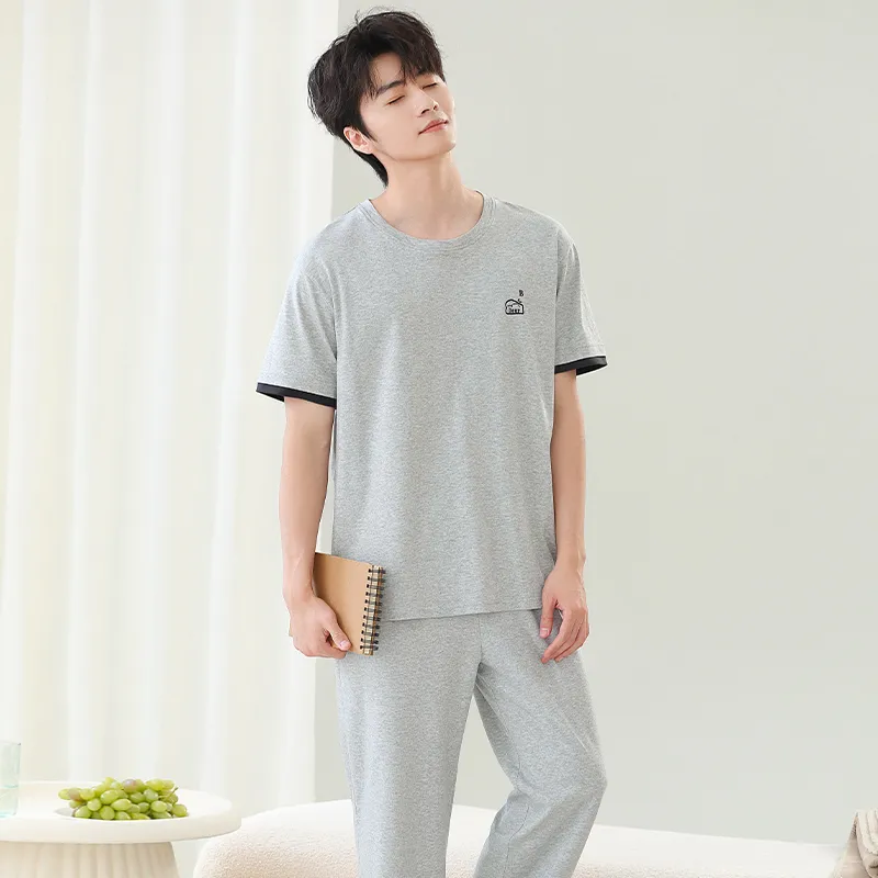 Close fitting Areas Pajama Set Men's-8