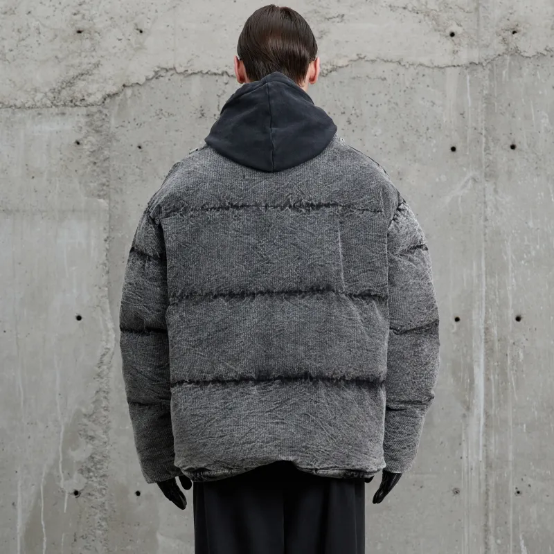 Coke Puffer Jacket Unisex Black-5
