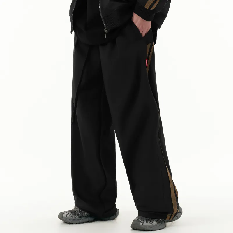 Coke Casual Pants Unisex Black-4