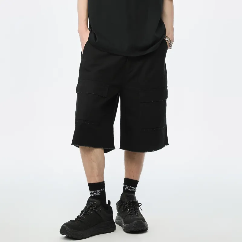 Coke Cargo Shorts Unisex Black-3