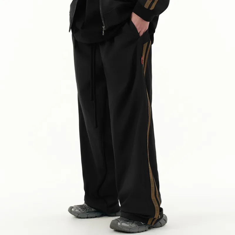 Coke Casual Pants Unisex Black-2