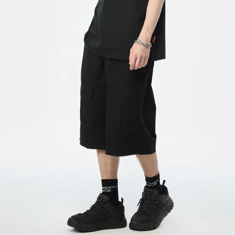 Coke Cargo Shorts Unisex Black-2