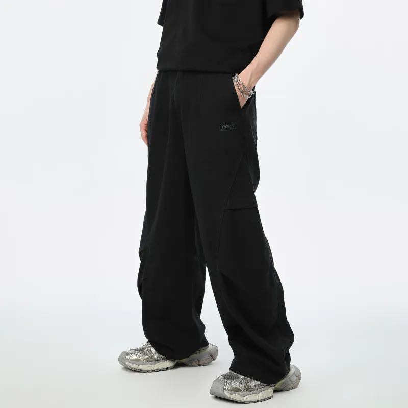 Coke Casual Pants Unisex Black-2