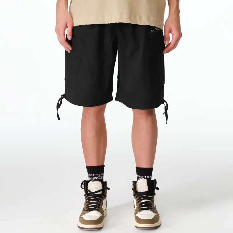 Coke Cargo Shorts Unisex Black-2